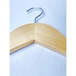 Hanger with Wooden Ribbed Bar (16")